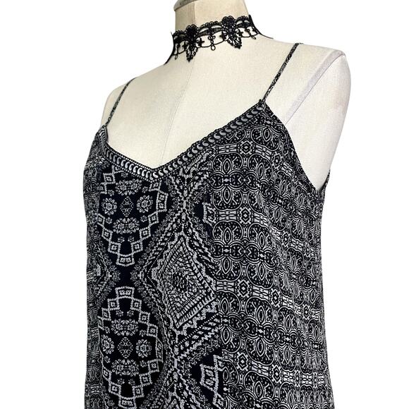 American Rag Babydoll Whimsygoth Boho Flowy Ruffle Mini Dress - Picture 6 of 11